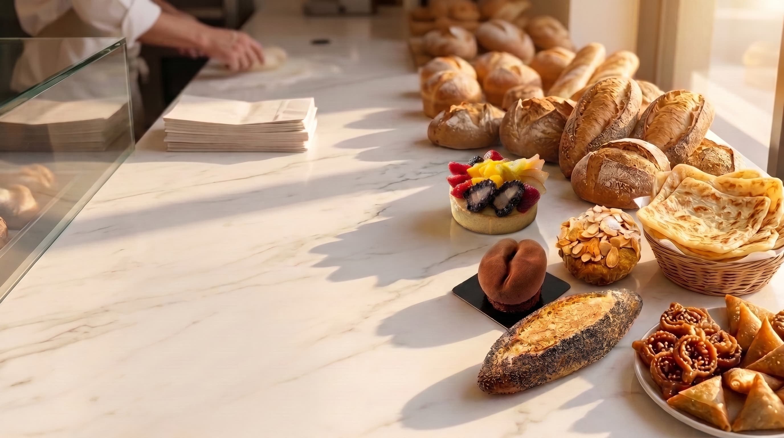 Comptoir de la boulangerie Mimosa